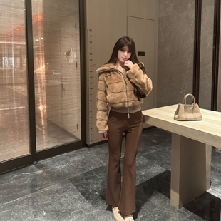 长裤 今年流行爆款 超好看显瘦高腰秋冬 女2025年新款 M900加绒休闲裤