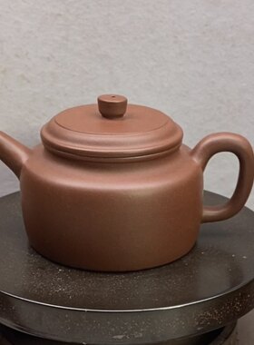 宜兴紫砂壶原矿紫泥德钟壶手工制紫砂壶茶具