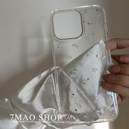 仙系蝴蝶结iPhone/华为手机壳