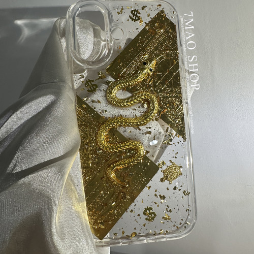 7MAOSHOP金蛇轻奢iPhone手机壳
