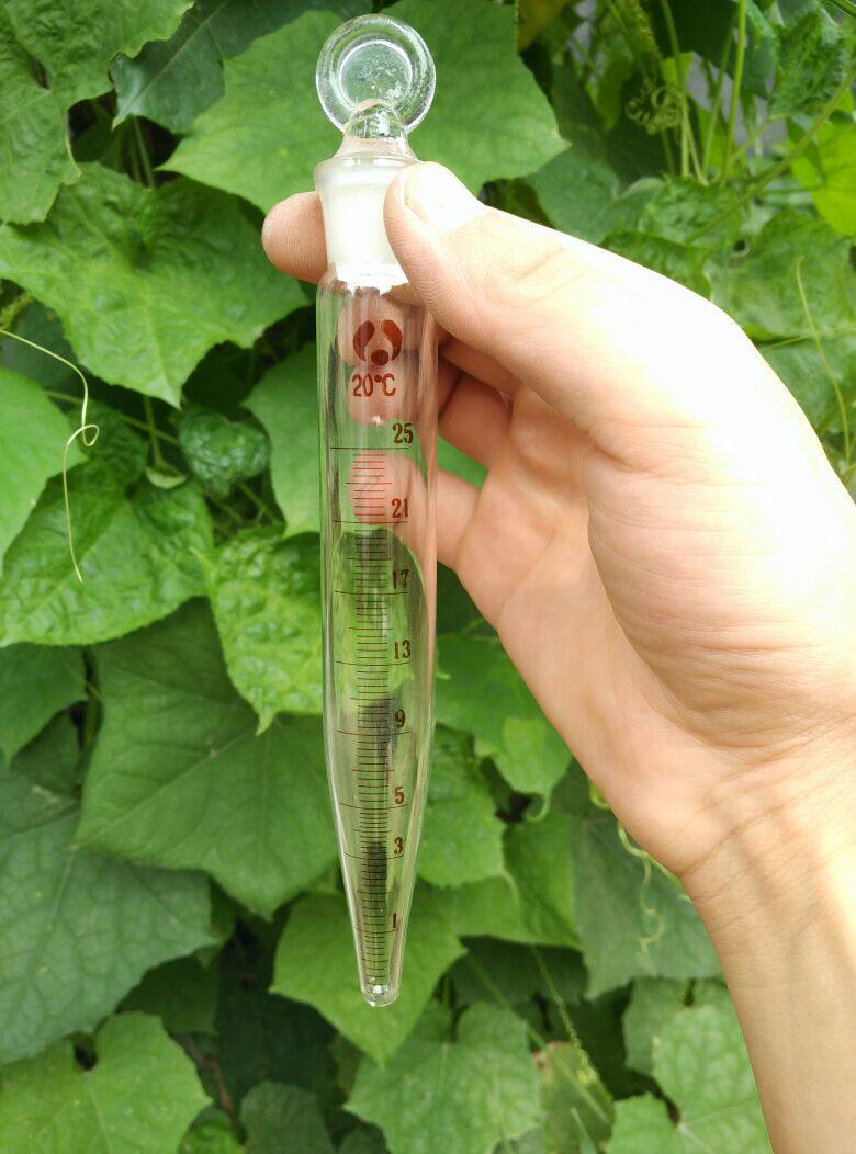 具塞刻度离心管20ml 实验室玻璃仪器 玻璃塞尖底离心管