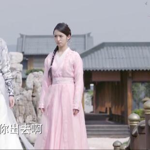 女童仙女汉服中国风古装 儿童女古筝演出服女超仙淡雅古代公主衣服