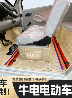 牛电P3+Plus天麟1号2号A8PlusP5Pro星辉D7PlusN591TN591L电车脚垫