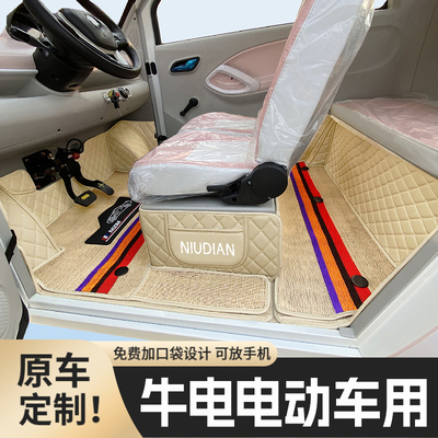 牛电P3+Plus天麟1号2号A8PlusP5Pro星辉D7PlusN591TN591L电车脚垫
