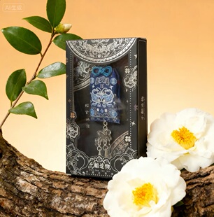 贵州贵阳凯里少数民族非遗苗族仿蜡染锡绣香包香囊锦囊平安御守礼