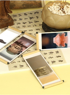 南京博物馆卷轴冰箱贴错银铜牛灯芙蓉石蟠蝙耳盖炉青釉神兽尊文创