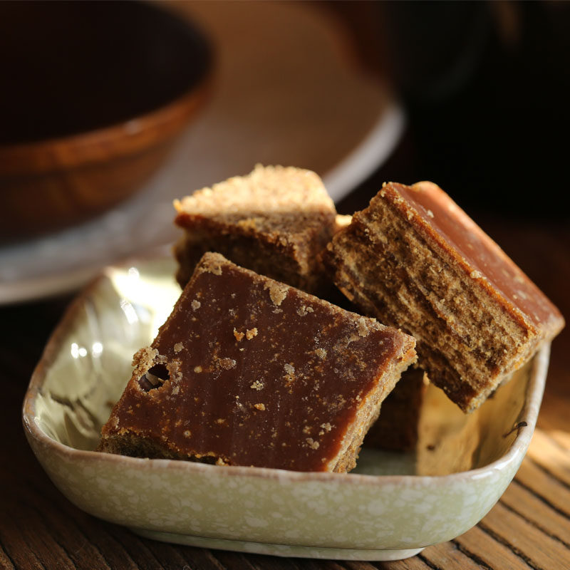 湘西老红糖古法工艺土红糖纯甘蔗汁传统手工熬制月子红糖