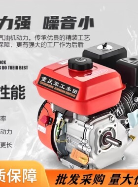 重庆本田170F汽油发动机8.5HP四冲程电启动力头水泵打药微耕抹光