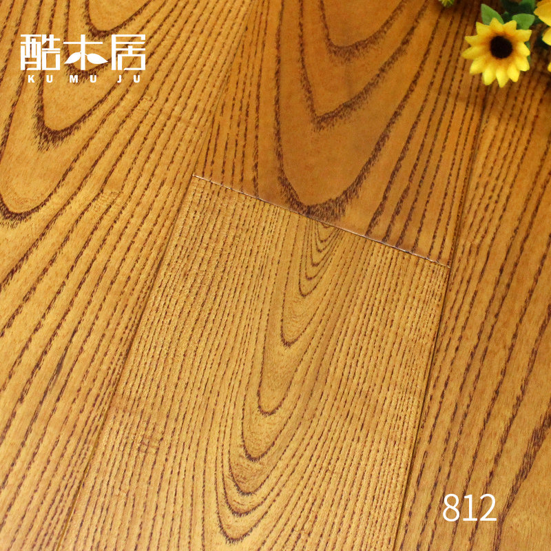 水曲柳实木地板仿古拉丝工艺家用全新环保纯地板
