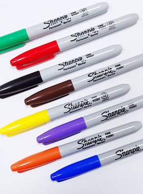 美国三福Sharpie 无尘记号笔 油性马克笔 30001 30002 30003