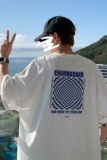 图案已注册港风流行棋盘格休闲情侣大码风短袖T恤DT7653P30，男装T恤，星座227-7