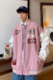 港风潮牌休闲宽松条纹印花潮棒球服男夹克男外套男JK7583P78，男装夹克，星座227-7