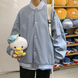 港风秋季潮牌休闲宽松潮流夹克男潮棒球服外套男7412P70，男装夹克，星座227-7