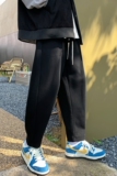 港风休闲裤男卫裤男宽松九分裤运动裤男长裤7566P45控68，男装休闲裤，星座227-7