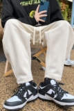 港风休闲裤男卫裤男宽松九分裤运动裤男长裤7566P45控68，男装休闲裤，星座227-7