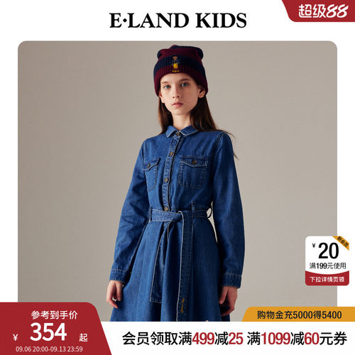 【100%棉】elandkids女童连衣裙