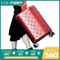 CCS xe đẩy vali vali nữ vali nhỏ 20 inch 24 hộp thủy triều đỏ 28 thời trang cá tính vali in - Va li vali túi vải
