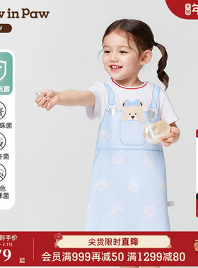 【5A抗菌】PawinPaw卡通小熊童装春夏女宝宝A版连衣裙