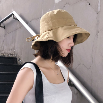 女日系韩版潮时尚防晒渔夫帽子