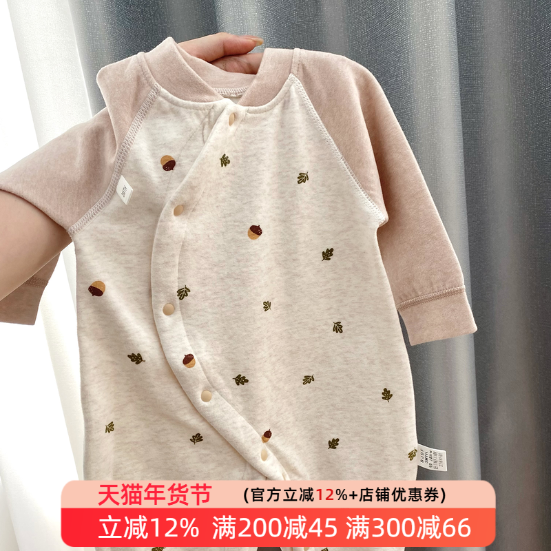 小丹佛尔德绒婴儿连体衣秋冬保暖新生儿睡衣打底哈衣宝宝爬服无骨,童装/婴儿装/亲子装,连身衣/爬服/哈衣,淘宝优惠券,粉丝福利购,淘宝优惠卷