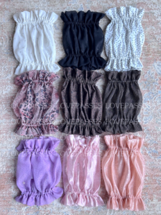 现货｜夏季宠物防脏头套可卡布查理美卡泰迪比熊雪纳瑞喝水耳套