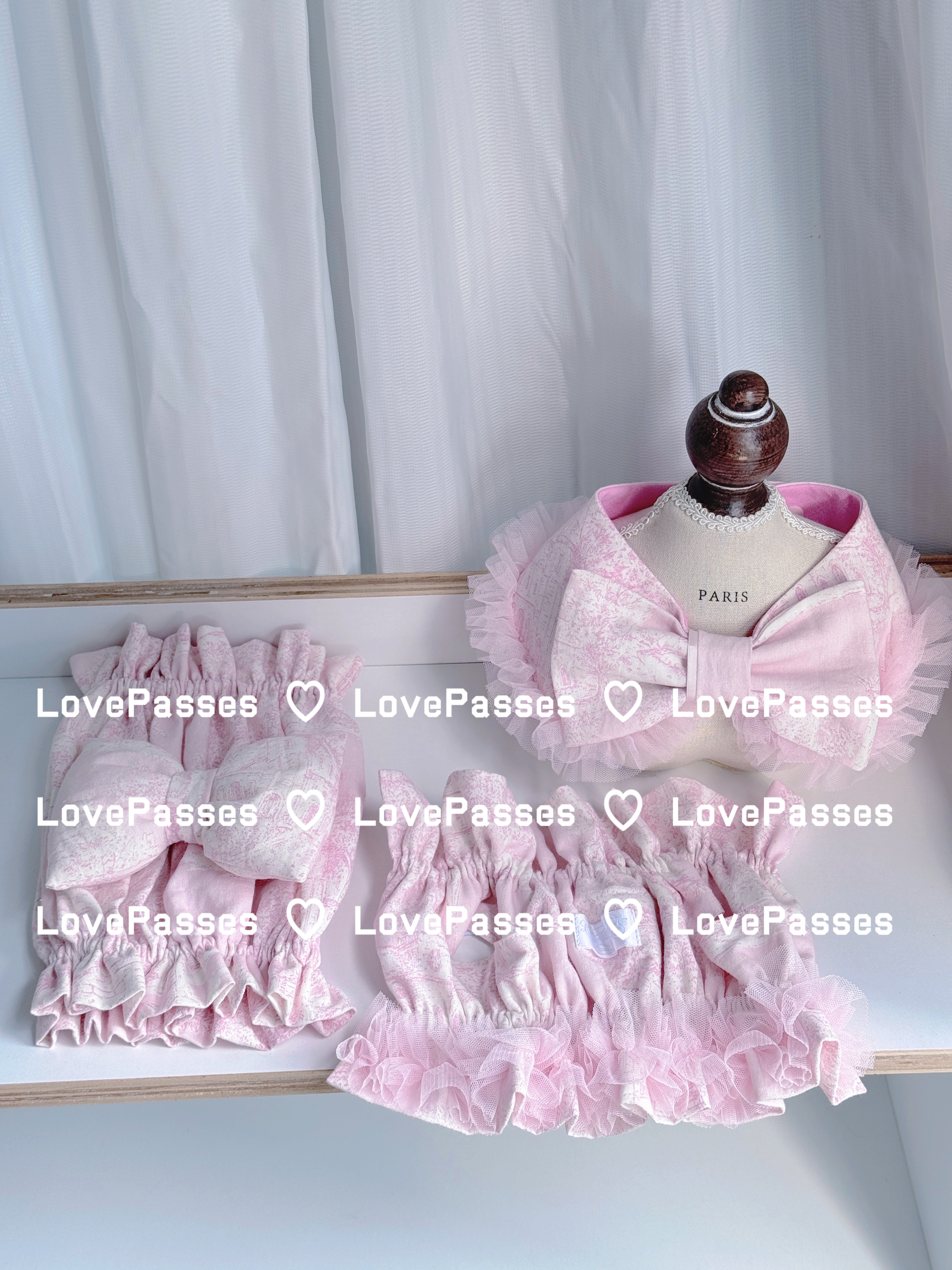 进口棉麻｜LOVEPASSES 两用发带美卡头饰耳套 韩系围兜查理王头饰