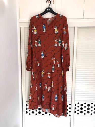 菲姿啦娜菲高端轻奢品牌专柜正品高端面料桑蚕丝女士连衣裙