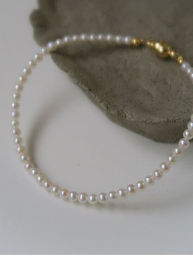 littlewilde天然珍珠手链