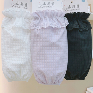 套女款 冬季 韩版 羽绒服袖 头办公上班防污套袖 袖 百搭洋气护袖 套长款