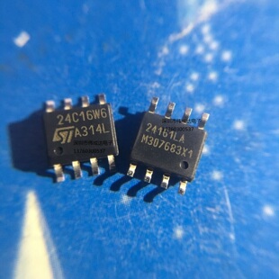 全新原装 M24C16-WMN6T 存储器IC芯片 24C16W6 贴片SOP8