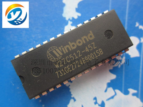 W27C512-45Z W27E512-12 /-70 直插DIP-28 存储器芯片 现货可直拍