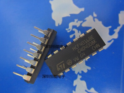 全新原装 HCF4016BEY HCF4016BE DIP14 双向 FET 开关 逻辑芯片