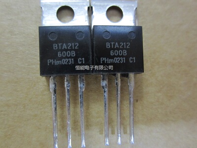 全新进口原装 BTA212-600B BTA212600B 12A600V双向可控硅