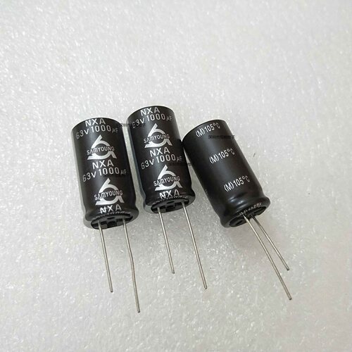 铝电解电容 63v1000uf 韩国三莹 16x30mm 优质电容器 1000uf63v