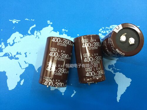 全新优质电解电容 400V390UF 牛脚 体积:30X50 日本化工黑金刚