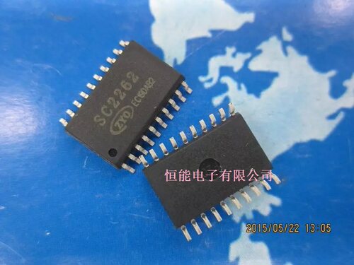 全新无线编解码芯片 SC2262 SOP-20 贴片 代替PT2262S