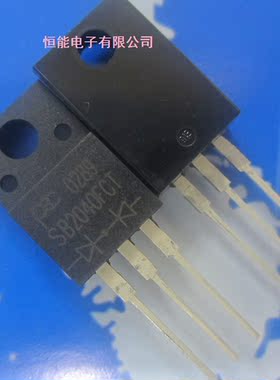 SB2040FCT TO-220F肖特基三极管40V20A MBRF2040CT 塑封