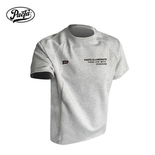 印花美式短袖T恤男女同款