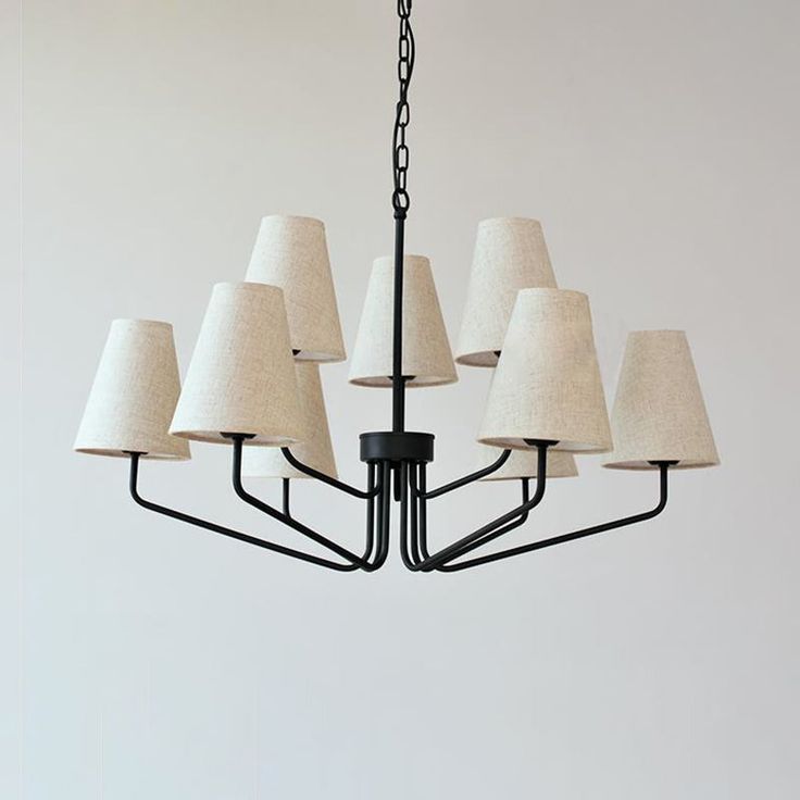 客厅美式简约枝形吊灯铁美式