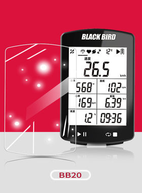 码表钢化膜适用于黑鸟 BB20 防爆膜护眼膜屏幕保护膜高清膜