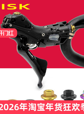 RISK公路车油碟手变油管钛合金螺丝碟刹注油孔R7120 R8170 R9170