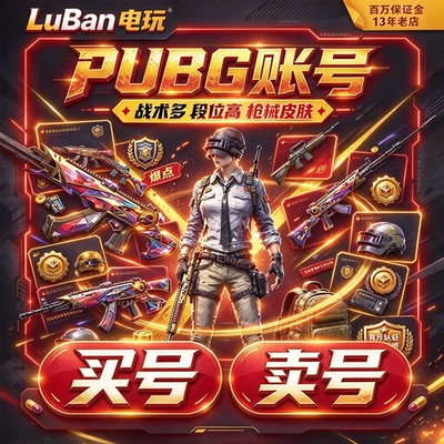 绝地求生帐号PUBG账户皮肤库存号