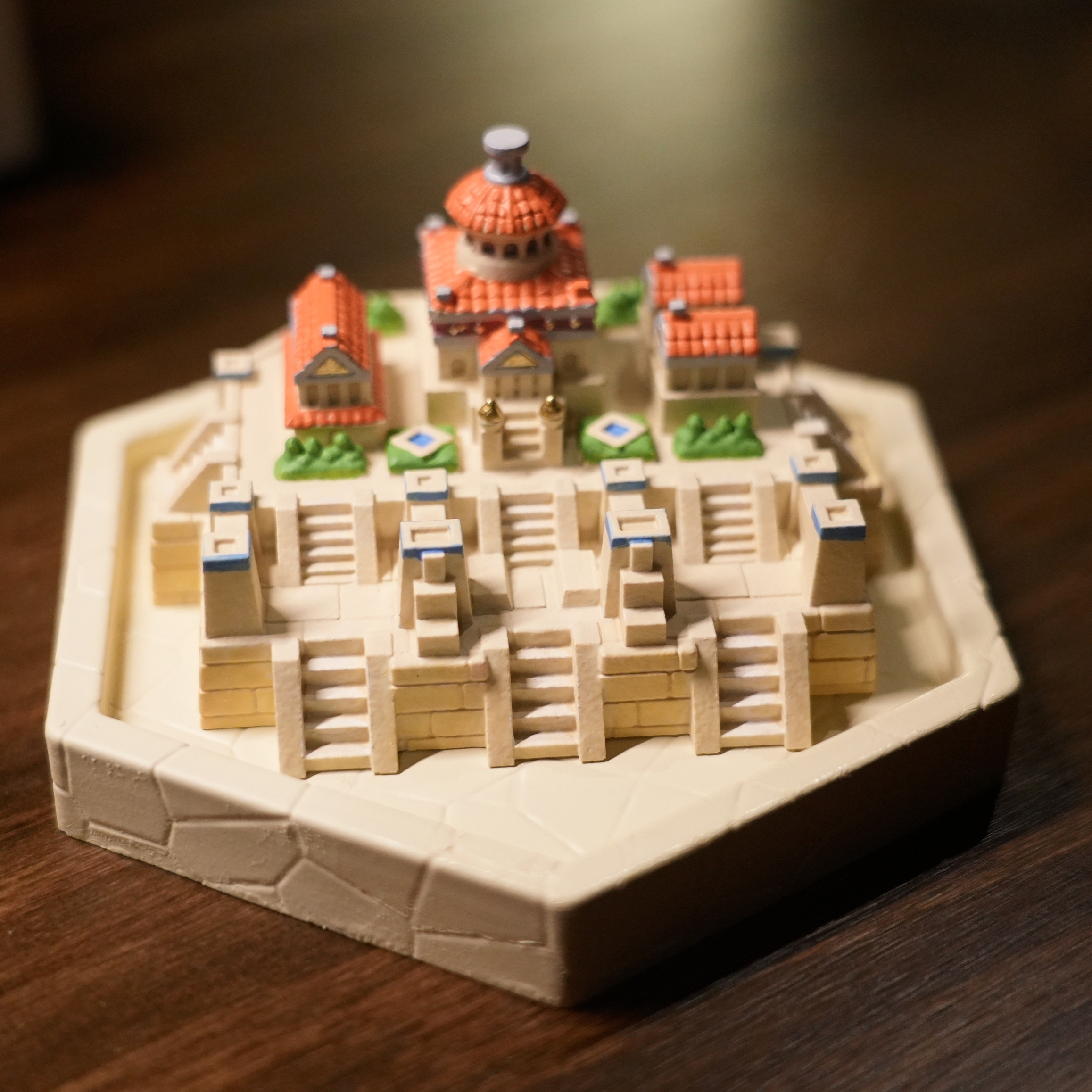 大图书馆的石膏香薰摆件