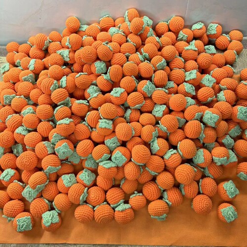 成品毛线编织水果挂件柿子草莓花生西瓜泡芙芒果零件辅料饰品配饰