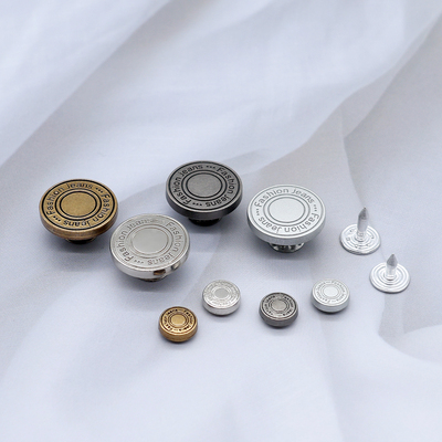 启铭辅料复古金属摇头扣牛仔铆钉