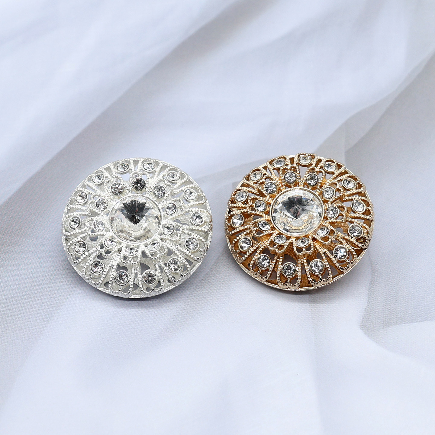 精致太阳花镶钻镂空金属纽扣貂皮钮扣裘皮女毛呢大衣皮草装饰扣子,居家布艺,纽扣,淘宝优惠券,粉丝福利购,淘宝优惠卷