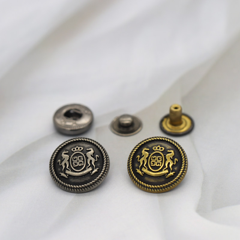 复古英伦风双狮金属四合扣子母扣纽扣西装大衣羽绒外套摁扣按扣,居家布艺,纽扣,淘宝优惠券,粉丝福利购,淘宝优惠卷