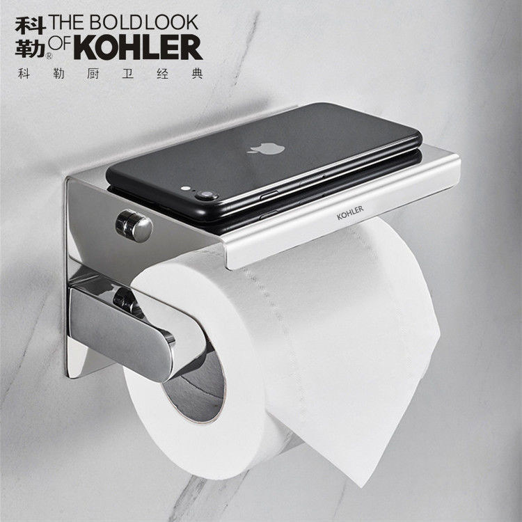 卫生间不锈钢304单挂纸巾架