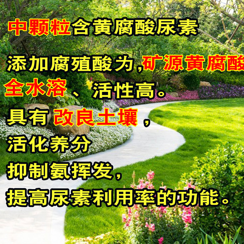 黄腐酸尿素肥园林绿化含ldg料草坪花木农作物通型高氮肥水溶用肥
