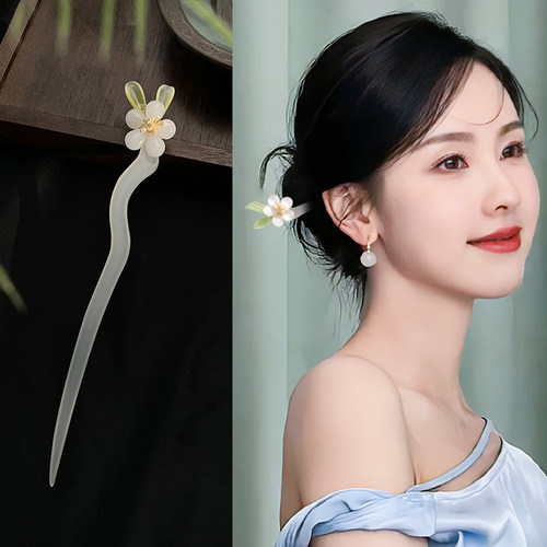 新中式发簪女古风高级感